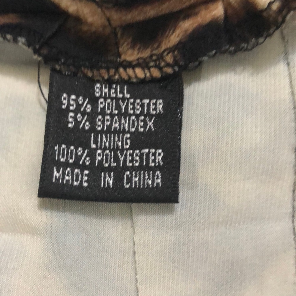 🌹Adrianna Papell Animal Print cocktail dress Sz 8 - Picture 8 of 8